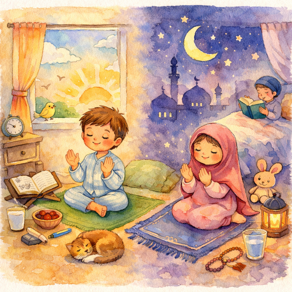 Morning & Evening Sunnahs for Kids: A Simple Guide