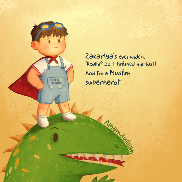Personalised First Ramadan Adventure Islamic Book For Kids
