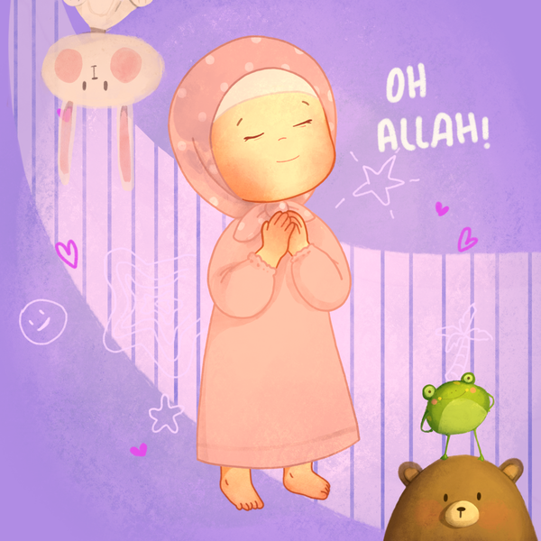 Personalised Hajj Journey Islamic Book For Kids | Girls Version