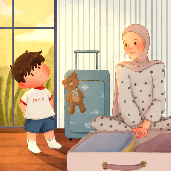 Personalised Hajj Journey Islamic Book For Kids | Boys Version
