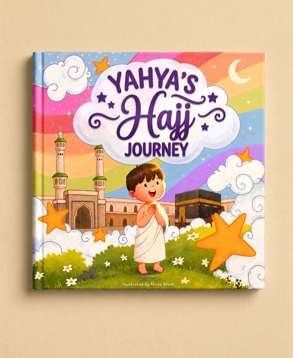 Personalised Hajj Journey Islamic Book For Kids | Boys Version